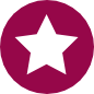 Purple star icon